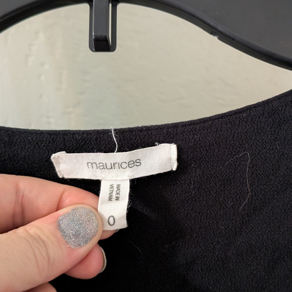 Maurices Midnight Black Cardigan - Picture 3 of 3
